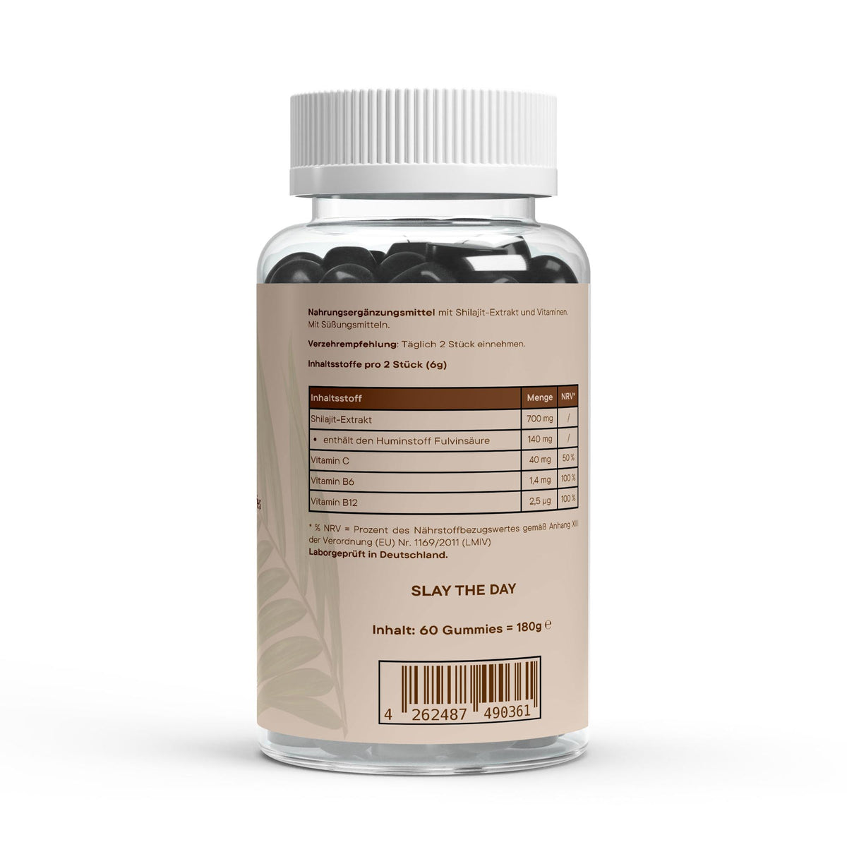 Strawberry Shilajit Gummies + Vitamin C + B6 + B12 - 60 pcs.